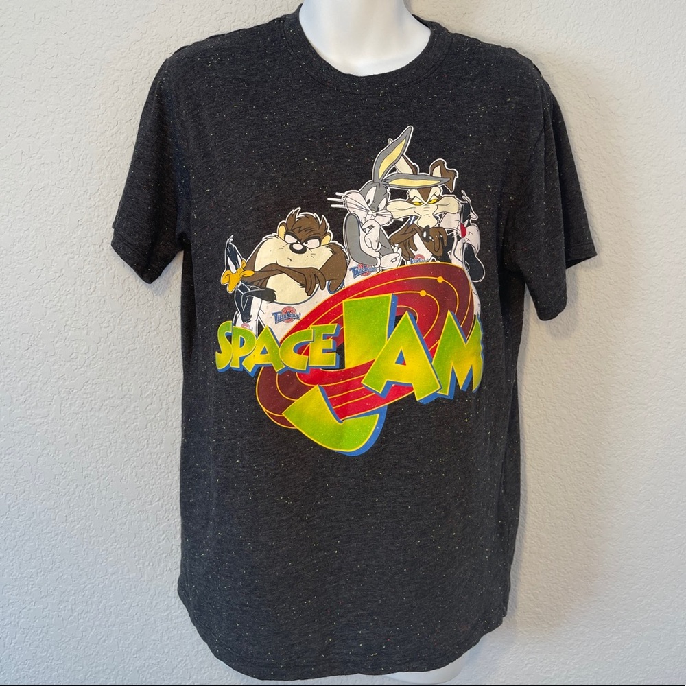VTG Looney Tunes Space Jam Confetti Graphic (M)